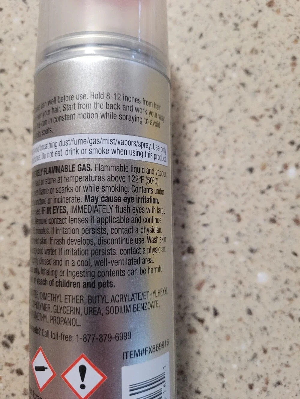 (5) Flex Volumizing Hair Spray All Day Volume & Control 6 Oz Each.